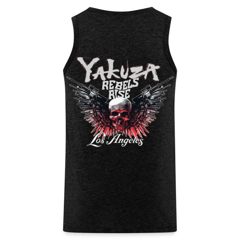 Männer Premium Tanktop T-Shirt Yakuza Muskelshirt Achselshirt