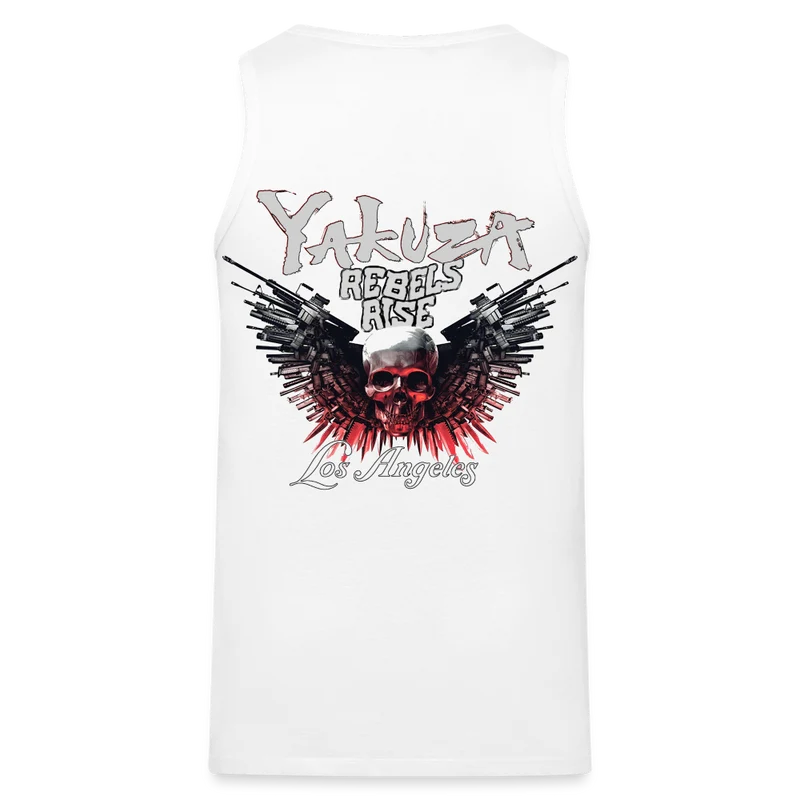 Männer Premium Tanktop T-Shirt Yakuza Muskelshirt Achselshirt