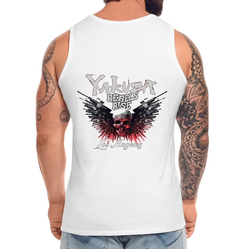 Männer Premium Tanktop T-Shirt Yakuza Muskelshirt Achselshirt