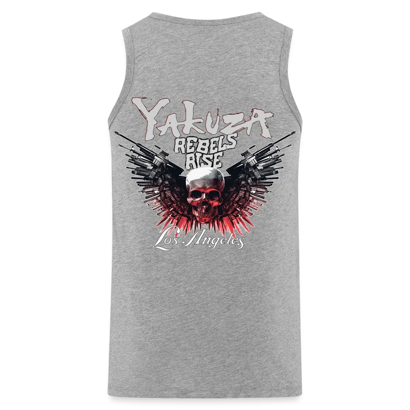 Männer Premium Tanktop T-Shirt Yakuza Muskelshirt Achselshirt