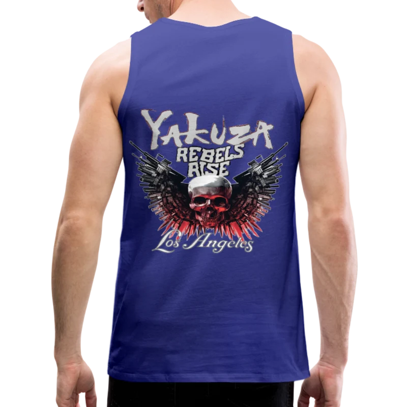 Männer Premium Tanktop T-Shirt Yakuza Muskelshirt Achselshirt