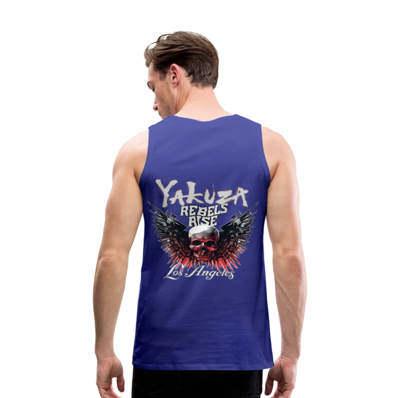 Männer Premium Tanktop T-Shirt Yakuza Muskelshirt Achselshirt