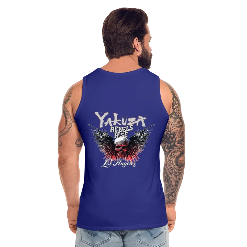 Männer Premium Tanktop T-Shirt Yakuza Muskelshirt Achselshirt