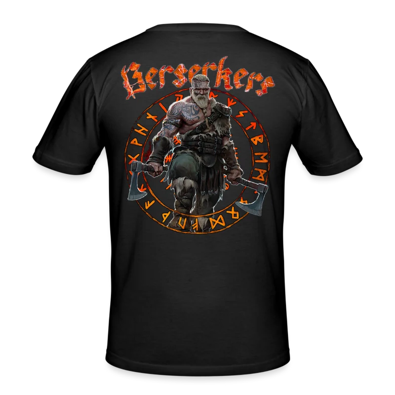 Männer Gildan Heavy Kurzarm T-Shirt Streetwear Berserkers