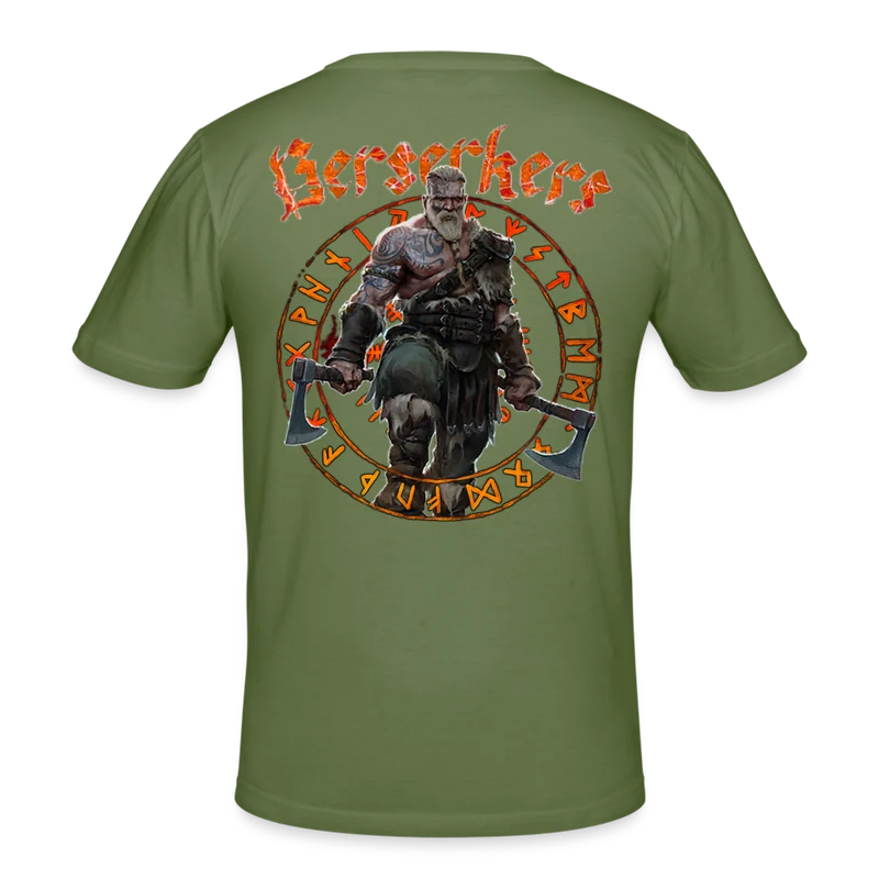Männer Gildan Heavy Kurzarm T-Shirt Streetwear Berserkers