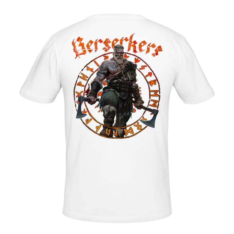 Männer Gildan Heavy Kurzarm T-Shirt Streetwear Berserkers