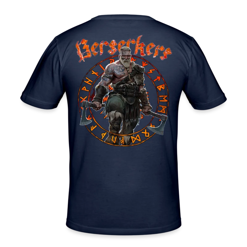 Männer Gildan Heavy Kurzarm T-Shirt Streetwear Berserkers