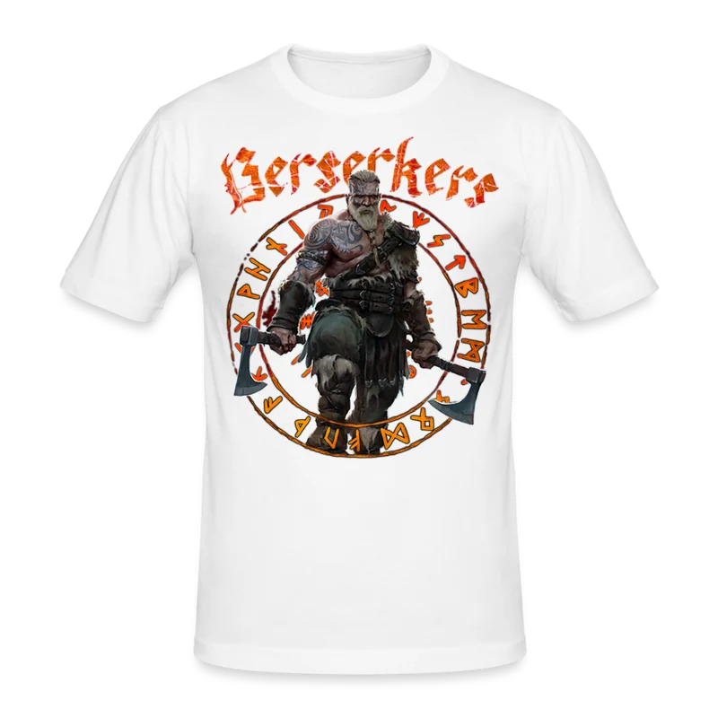 Männer Gildan Heavy Kurzarm T-Shirt Streetwear Berserkers