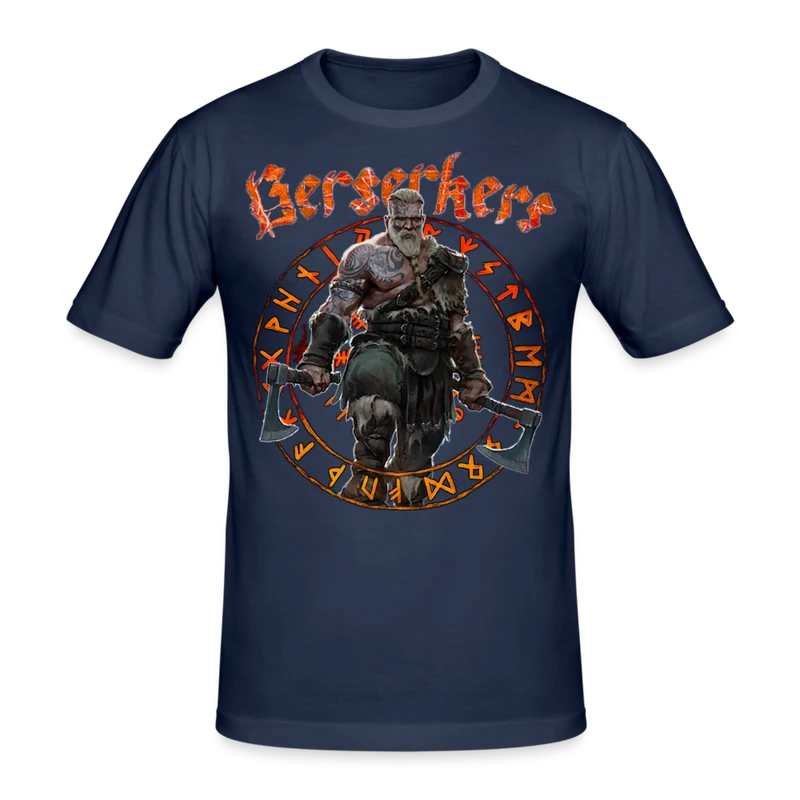 Männer Gildan Heavy Kurzarm T-Shirt Streetwear Berserkers