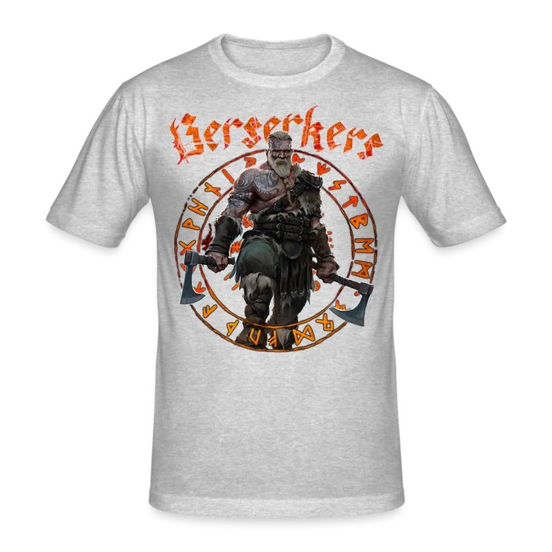 Männer Gildan Heavy Kurzarm T-Shirt Streetwear Berserkers