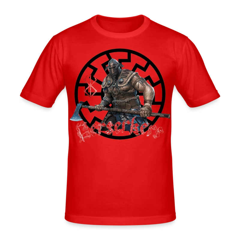 Männer Gildan Heavy Kurzarm T-Shirt Streetwear Berserkers