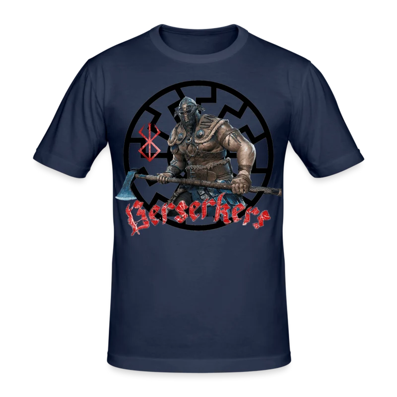 Männer Gildan Heavy Kurzarm T-Shirt Streetwear Berserkers