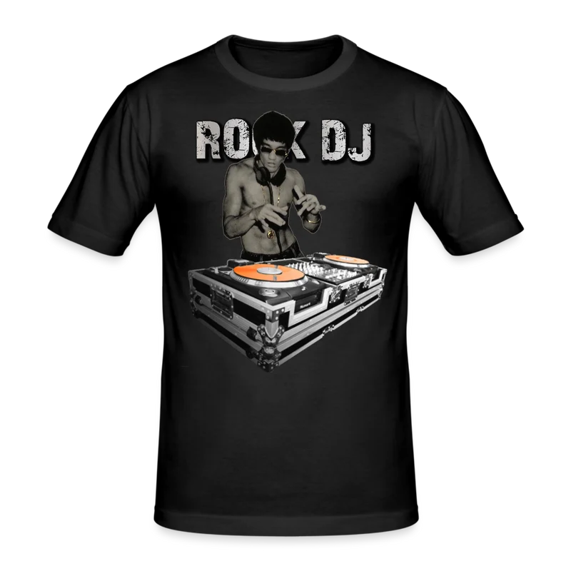 Männer Gildan Heavy Kurzarm T-Shirt Streetwear Bruce Lee