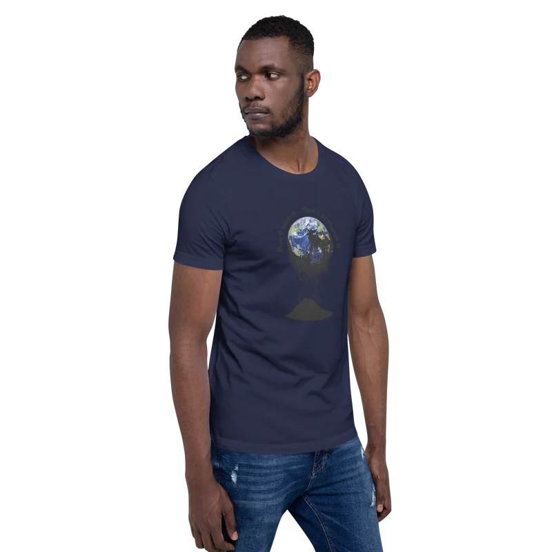 Unisex-T-Shirt Don't waste it. There is no Planet B.