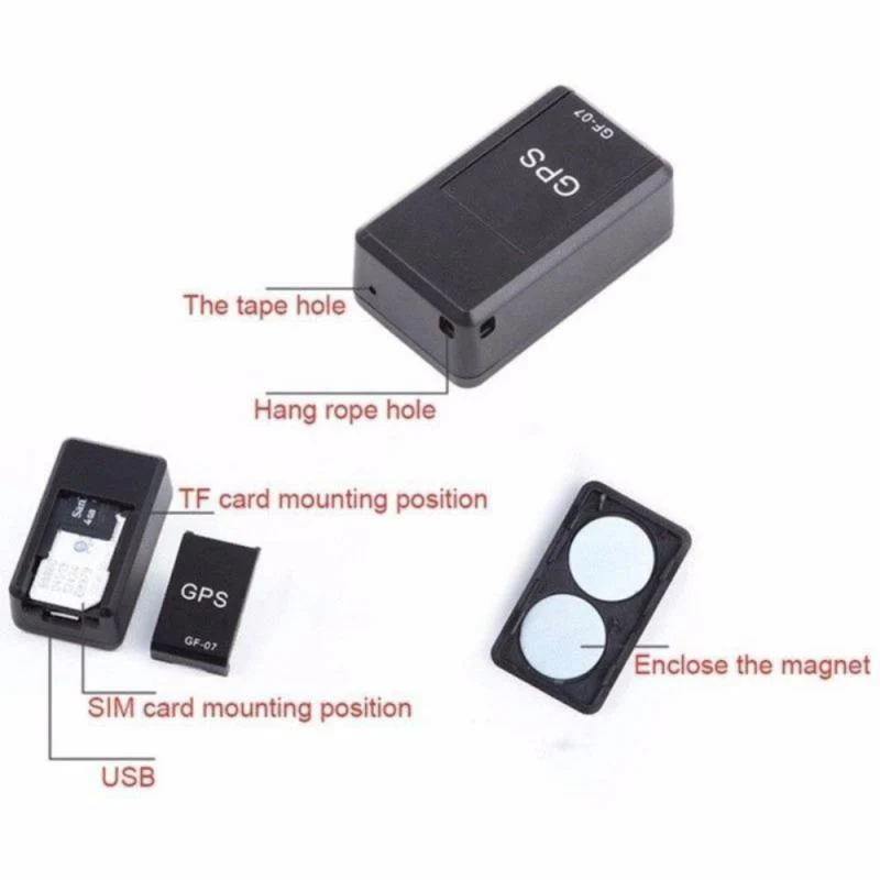 GPS Tracker Sender Echtzeit Tracking KFZ Magnetbefestigung Anti Diebstahl Mini