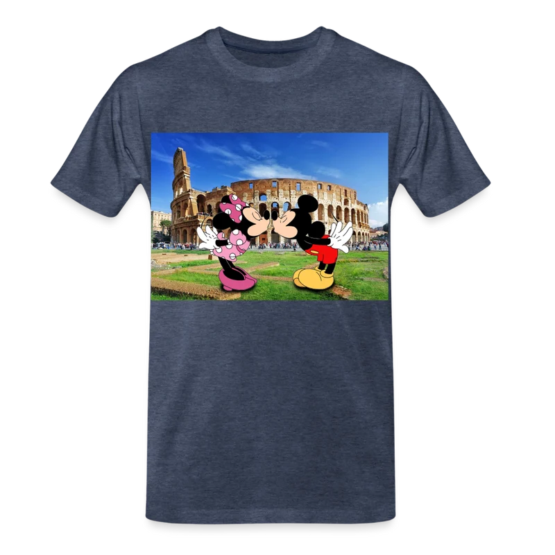 Männer Premium T-Shirt Micky Maus und Daisy