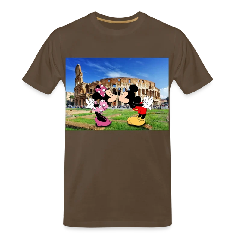 Männer Premium T-Shirt Micky Maus und Daisy
