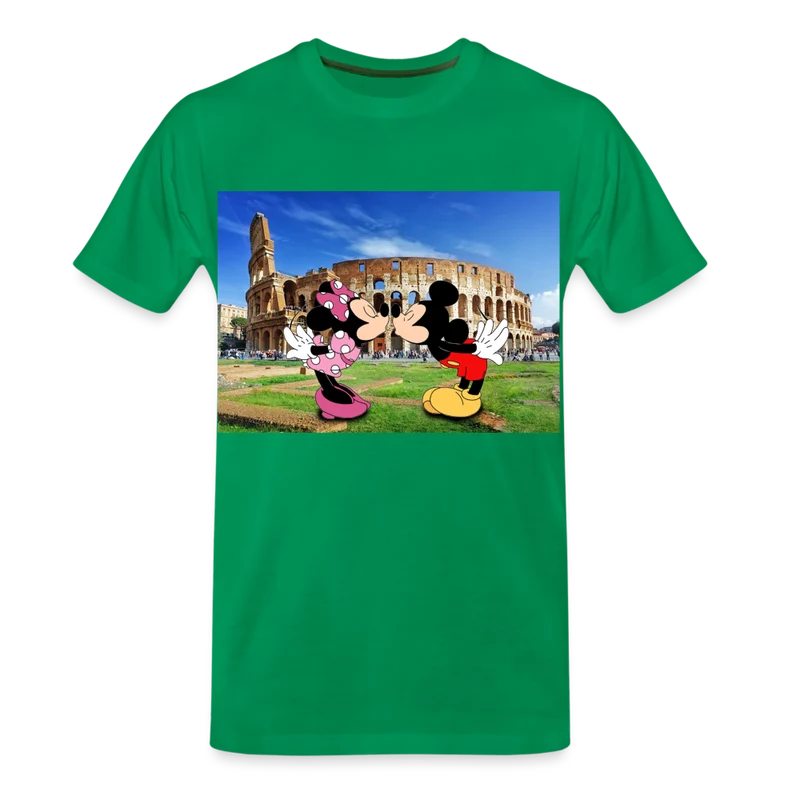 Männer Premium T-Shirt Micky Maus und Daisy