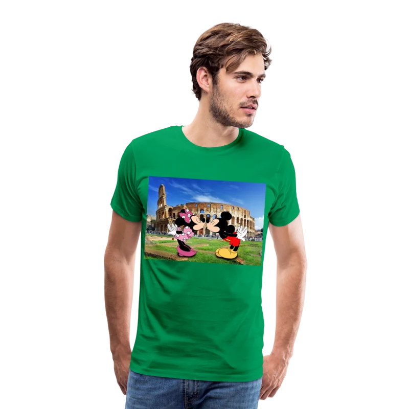 Männer Premium T-Shirt Micky Maus und Daisy