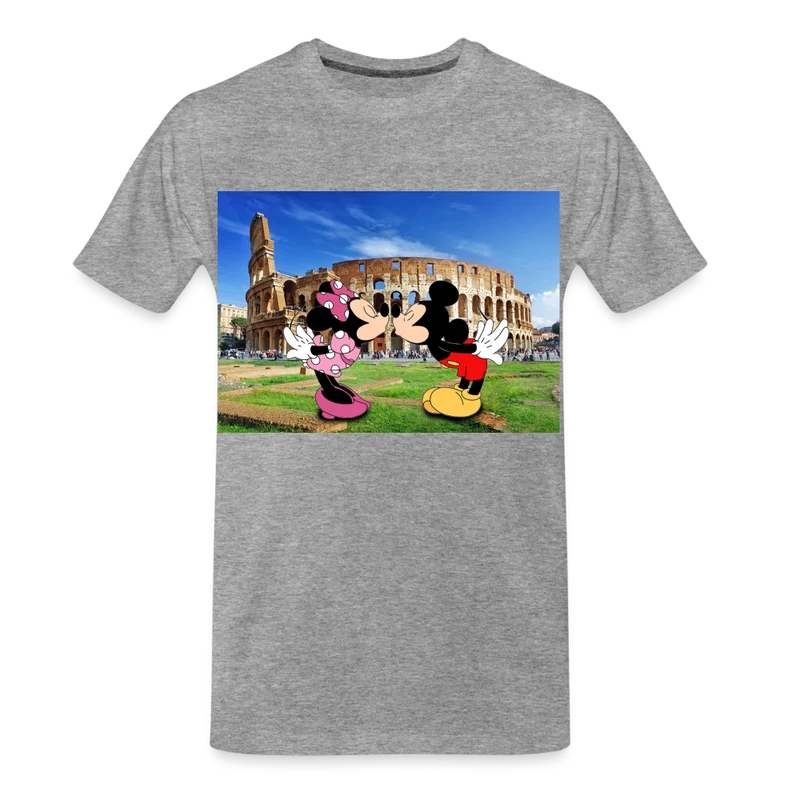 Männer Premium T-Shirt Micky Maus und Daisy