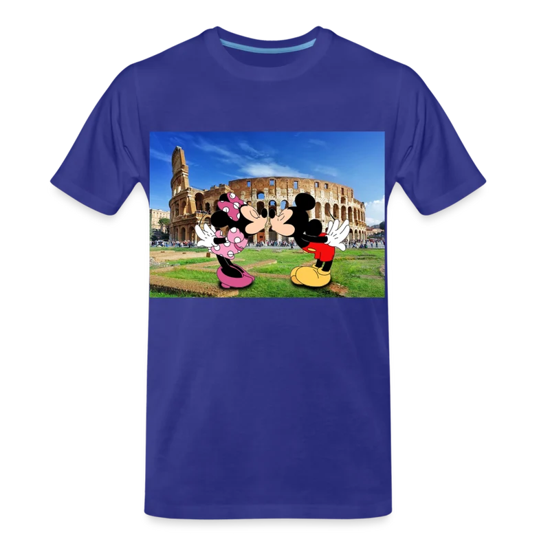 Männer Premium T-Shirt Micky Maus und Daisy