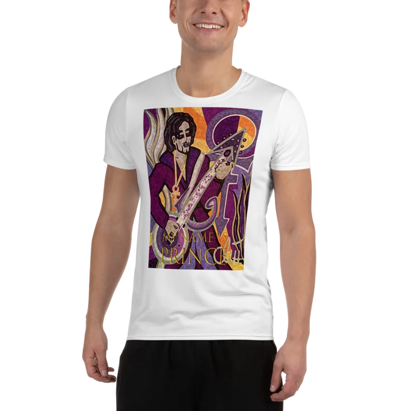 Allover-Sport-T-Shirt für Herren My name is Prince