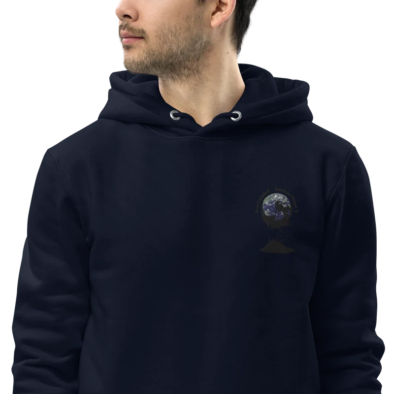 Umweltfreundlicher Unisex-Kapuzenpullover Don't waste it. There is no Planet B.