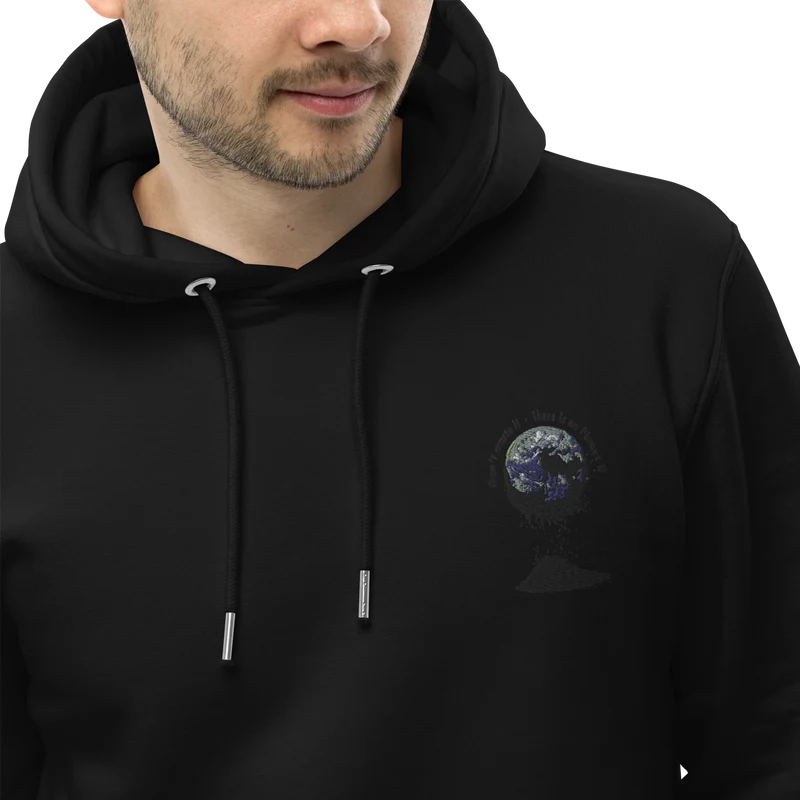 Umweltfreundlicher Unisex-Kapuzenpullover Don't waste it. There is no Planet B.