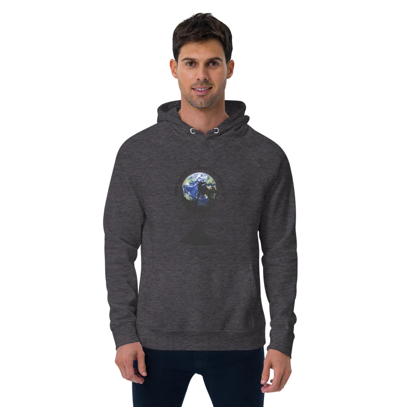 Unisex Bio-Raglan-Hoodie Don't waste it. There is no Planet B.