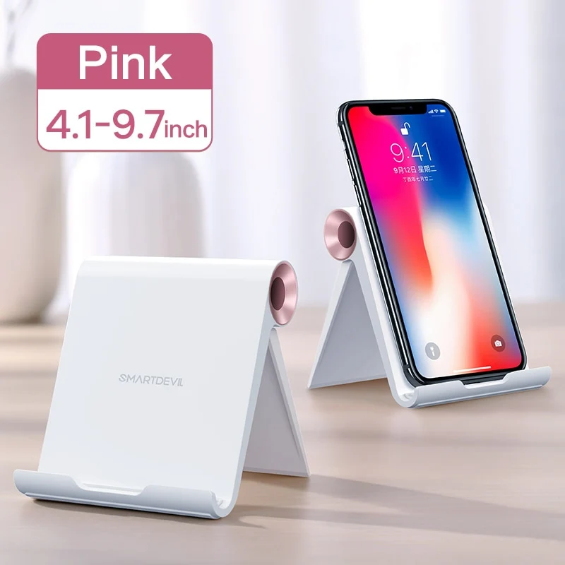 Universal Tischständer Handy Tablet Halter Einstellbar Faltbar Tragbar NEU