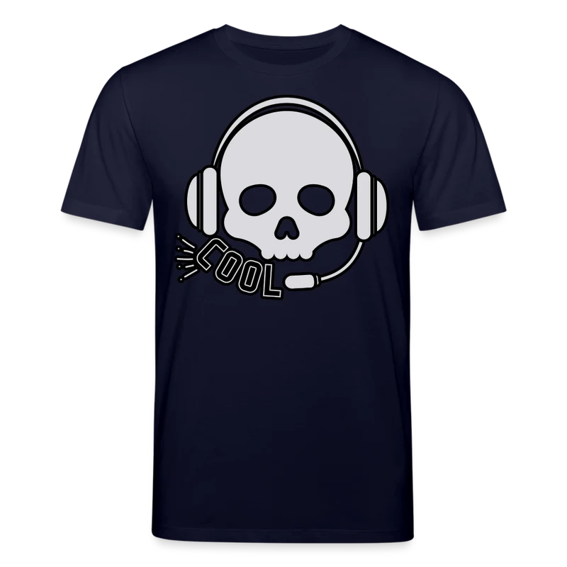 Männer Bio-T-Shirt von Stanley & Stella Skull DJ Sound