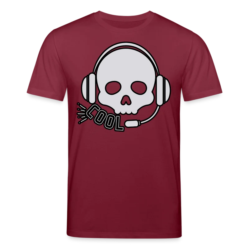 Männer Bio-T-Shirt von Stanley & Stella Skull DJ Sound