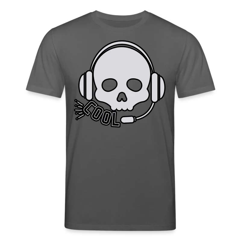 Männer Bio-T-Shirt von Stanley & Stella Skull DJ Sound