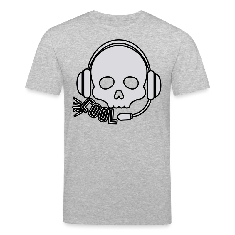 Männer Bio-T-Shirt von Stanley & Stella Skull DJ Sound