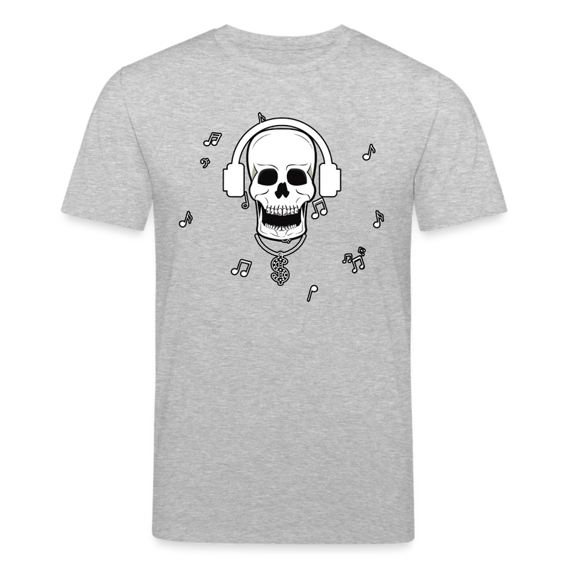 Männer Bio-T-Shirt von Stanley & Stella Skull DJ Sound Effect