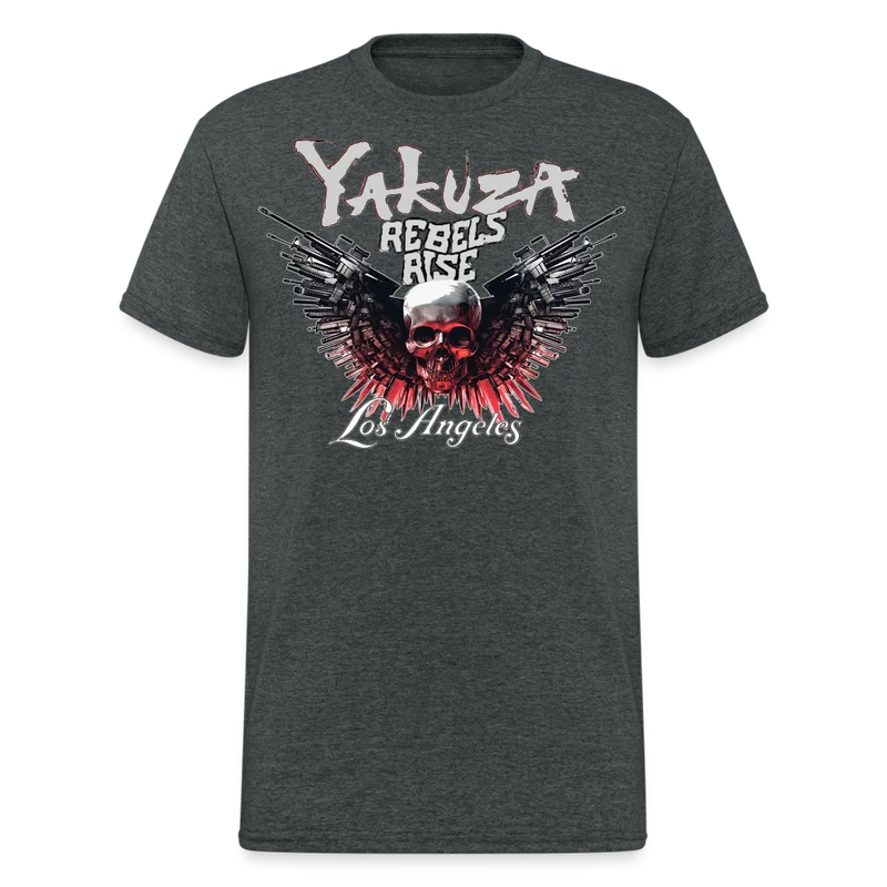 Herren Yakuza T-Shirt Rundhals Unisex Streetwear Gildan 100% Baumwolle