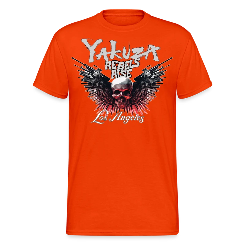 Herren Yakuza T-Shirt Rundhals Unisex Streetwear Gildan 100% Baumwolle