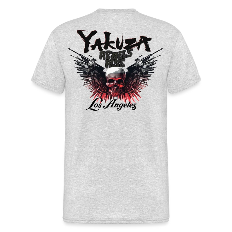 Herren Yakuza T-Shirt Rundhals Unisex Streetwear Gildan 100% Baumwolle