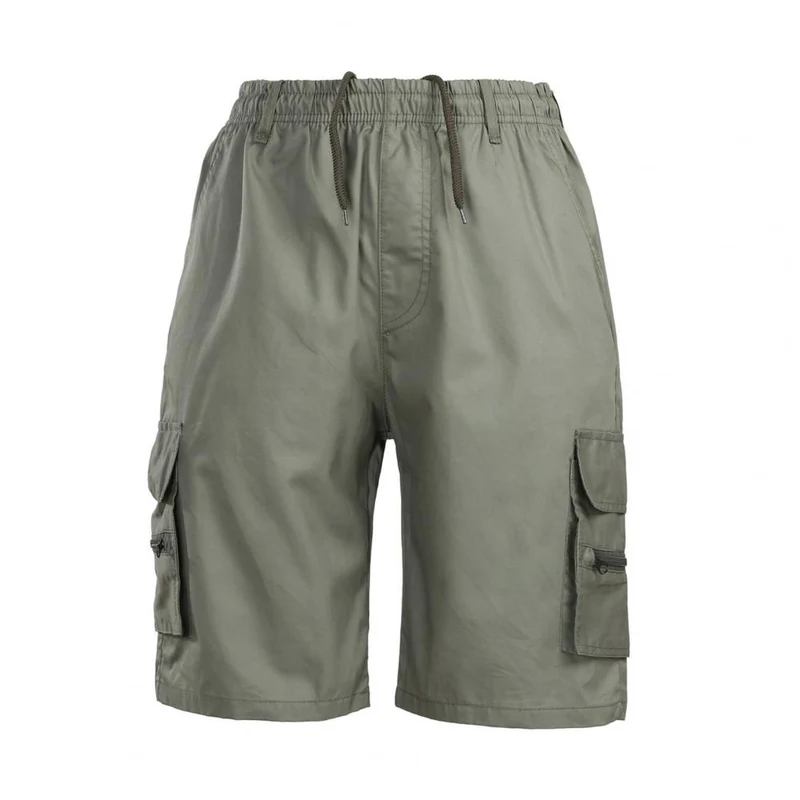 Herren Shorts Bermuda Cargo Pants Vintage Casual Sommer Capri Kurze Hose