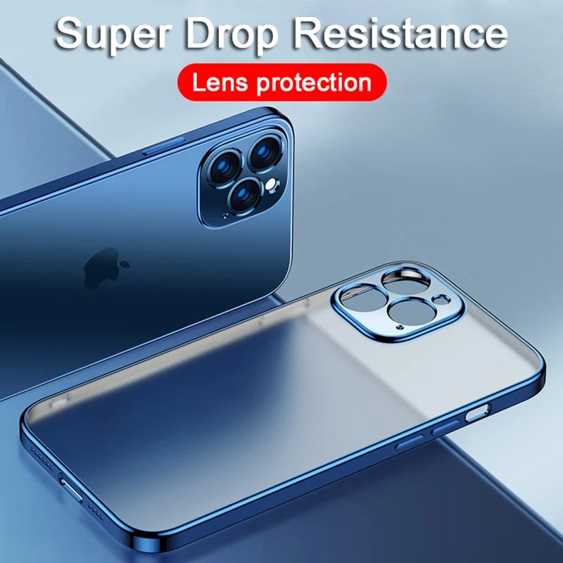 Klare Hülle IPhone 11 12 Pro Max Handy Case Tasche Cove Schutzhülle Silikon
