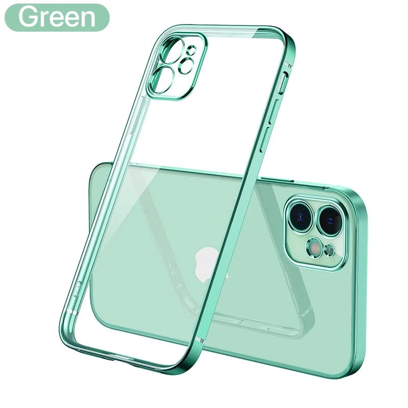 Klare Hülle IPhone 11 12 Pro Max Handy Case Tasche Cove Schutzhülle Silikon