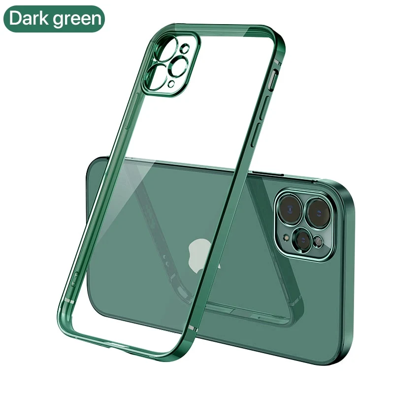 Klare Hülle IPhone 11 12 Pro Max Handy Case Tasche Cove Schutzhülle Silikon