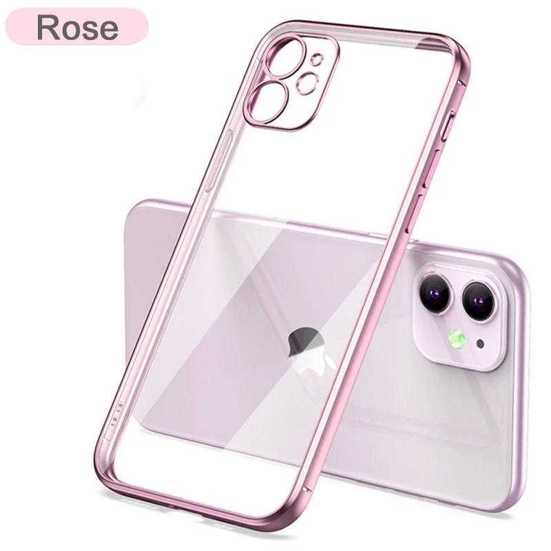 Klare Hülle IPhone 11 12 Pro Max Handy Case Tasche Cove Schutzhülle Silikon