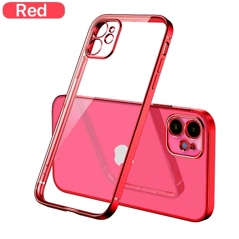 Klare Hülle IPhone 11 12 Pro Max Handy Case Tasche Cove Schutzhülle Silikon