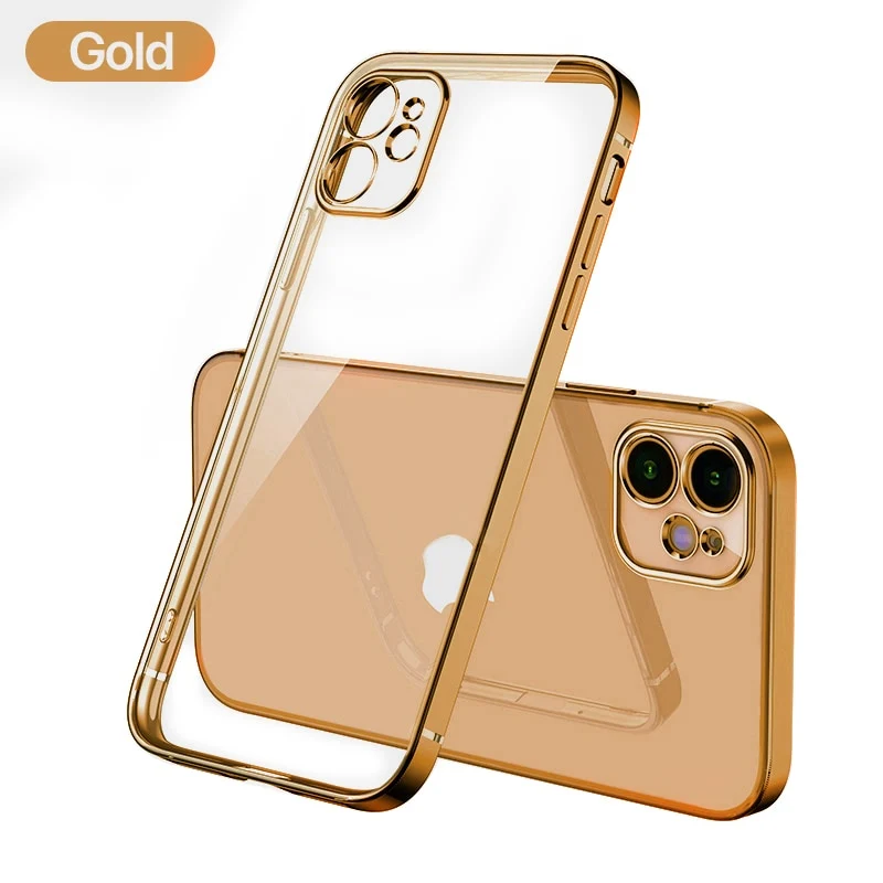 Klare Hülle IPhone 11 12 Pro Max Handy Case Tasche Cove Schutzhülle Silikon
