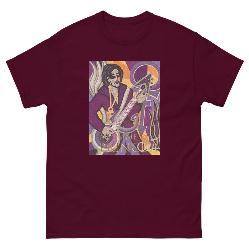 Klassisches Herren-T-Shirt My name is Prince