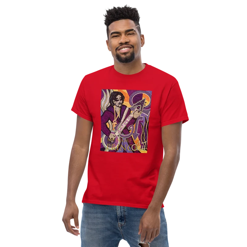 Klassisches Herren-T-Shirt My name is Prince