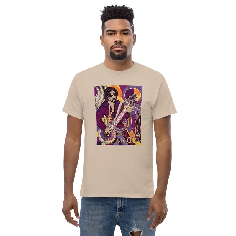 Klassisches Herren-T-Shirt My name is Prince