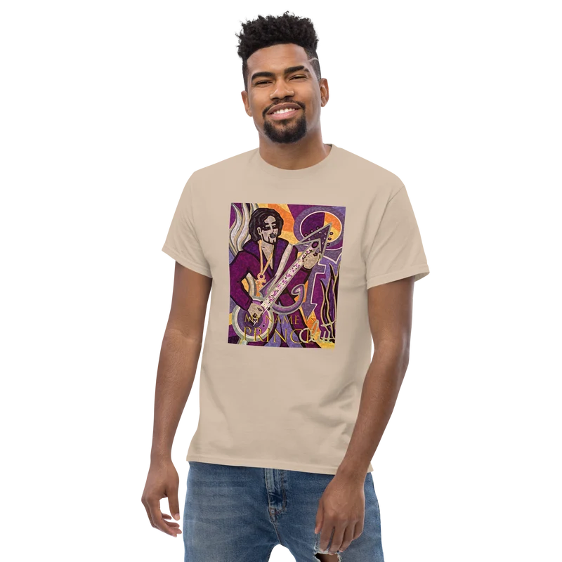 Klassisches Herren-T-Shirt My name is Prince
