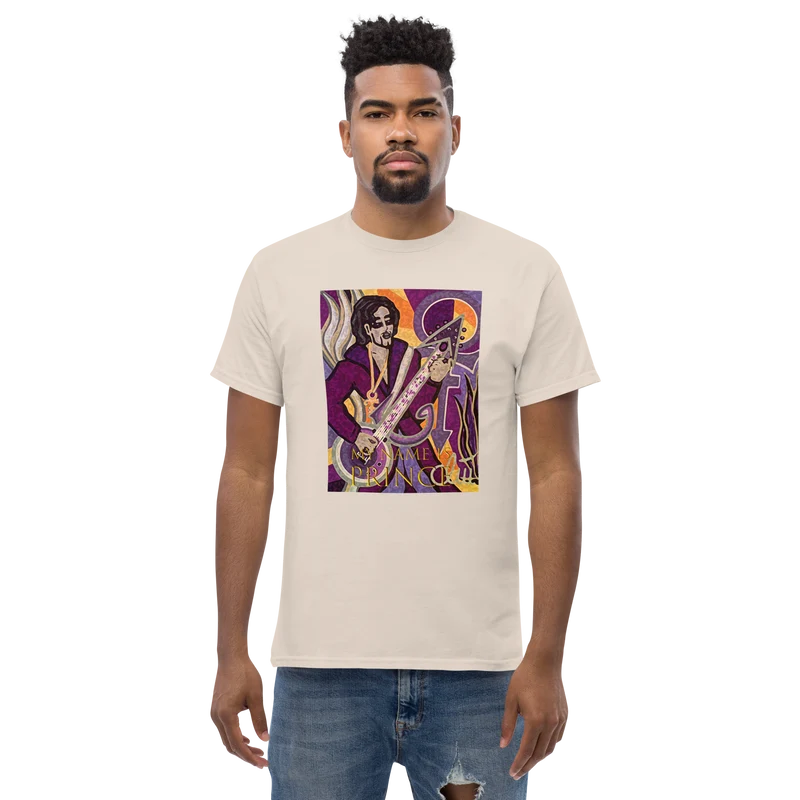 Klassisches Herren-T-Shirt My name is Prince